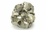 Striated, Pyrite Crystal Cluster - Peru #238865-1